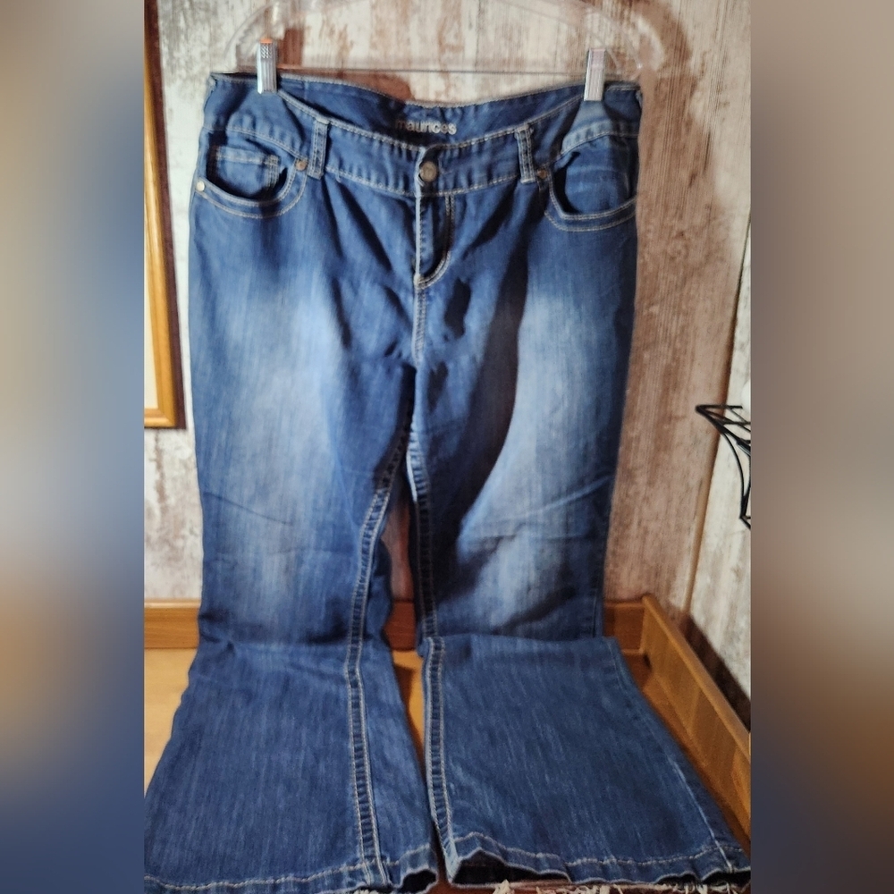 Maurices Faded Blue Bootcut 15/16 Jeans
